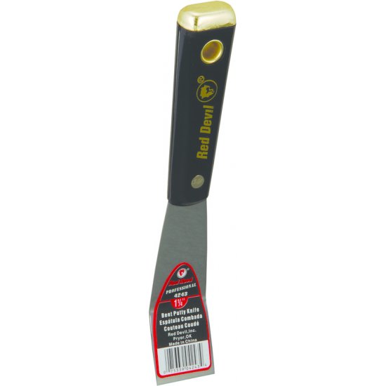 Red Devil 4243 11/4 Bent Glazier Knife